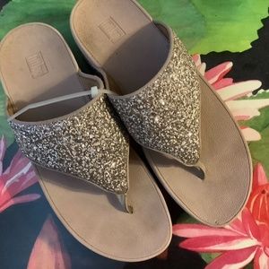 Great condition Fitflops. Silver. Size 8